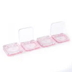 kemasan eyeshadow case satu kompartemen premium motif hati