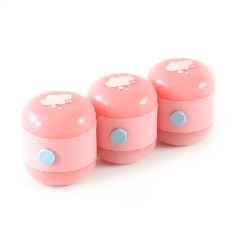 Home 37 kemasan kosmetik EYESHADOW CASE ES2097A varian warna nude pink