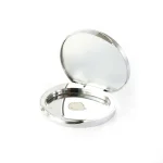 kemasan kosmetik EYESHADOW CASE ES2104D varian warna silver metalik