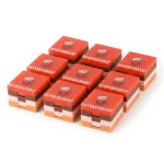 kemasan kosmetik EYESHADOW CASE ES2127A varian warna merah - cokelat - pink - oranye