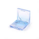 kemasan kosmetik EYESHADOW CASE ES2139B varian warna biru transparan