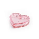 kemasan kosmetik EYESHADOW CASE ES2140 varian warna pink bening transparan