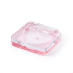 kemasan kosmetik EYESHADOW CASE ES2148 varian warna pink transparan