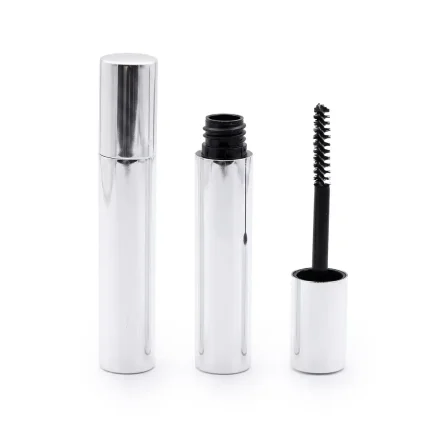 kemasan kosmetik MASCARA TUBE RY-T18010-1 varian warna silver metalik