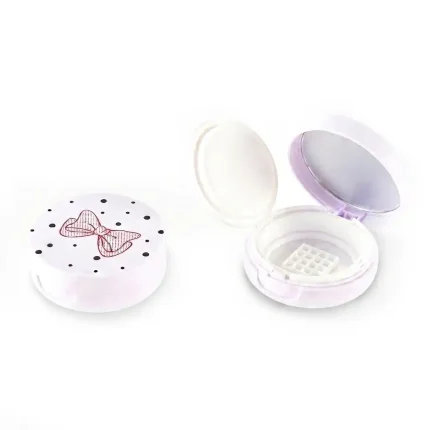 kemasan kosmetik cushion compact case lengkap dengan inner lid dan cermin bagian dalam