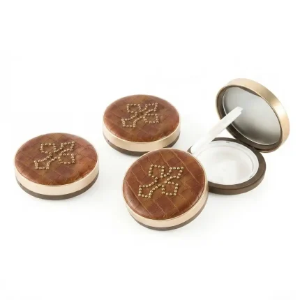 kemasan kosmetik cushion compact dengan inner lid & cermin motif premium