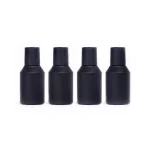 kemasan parfum jenis botol spray elegan warna hitam doff