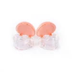 kemasan pot jar lip balm ukuran kecil bentuk hati premium