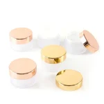 kemasan pot loose powder bentuk silinder rounded dengan inner sifter