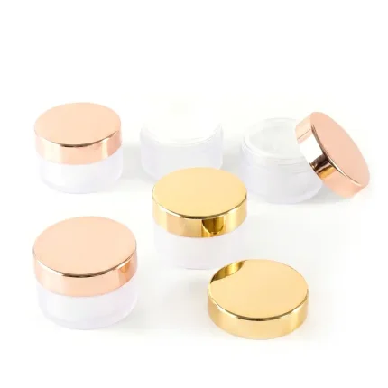 kemasan pot loose powder bentuk silinder rounded dengan inner sifter