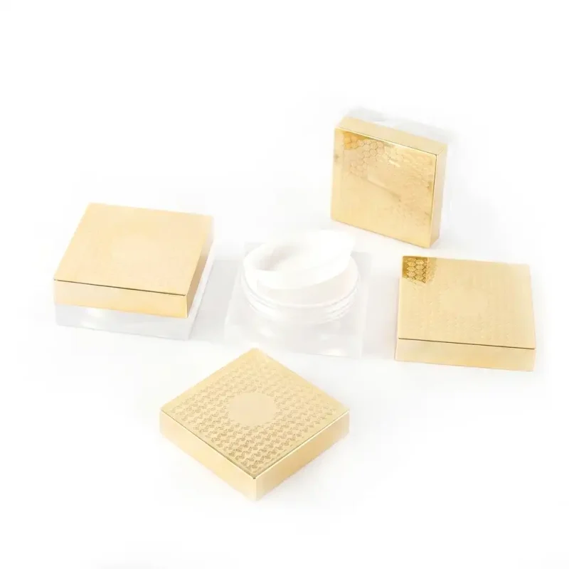 Home 19 kemasan pot loose powder ukuran kecil bentuk kotak premium dengan inner lid dan sifter