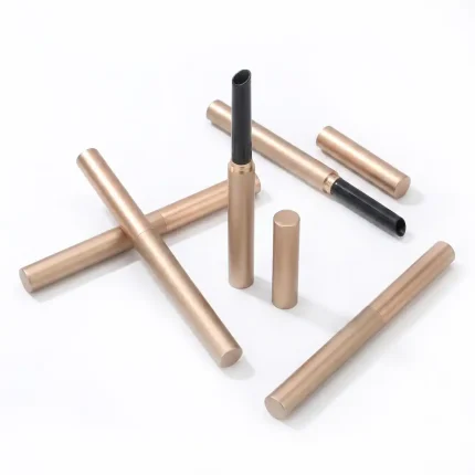 kemasan tube lipstik bentuk silinder ramping