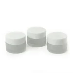 POT FROSTED CAP PUTIH