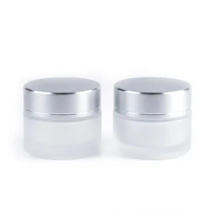 POT FROSTED CAP SILVER KACA