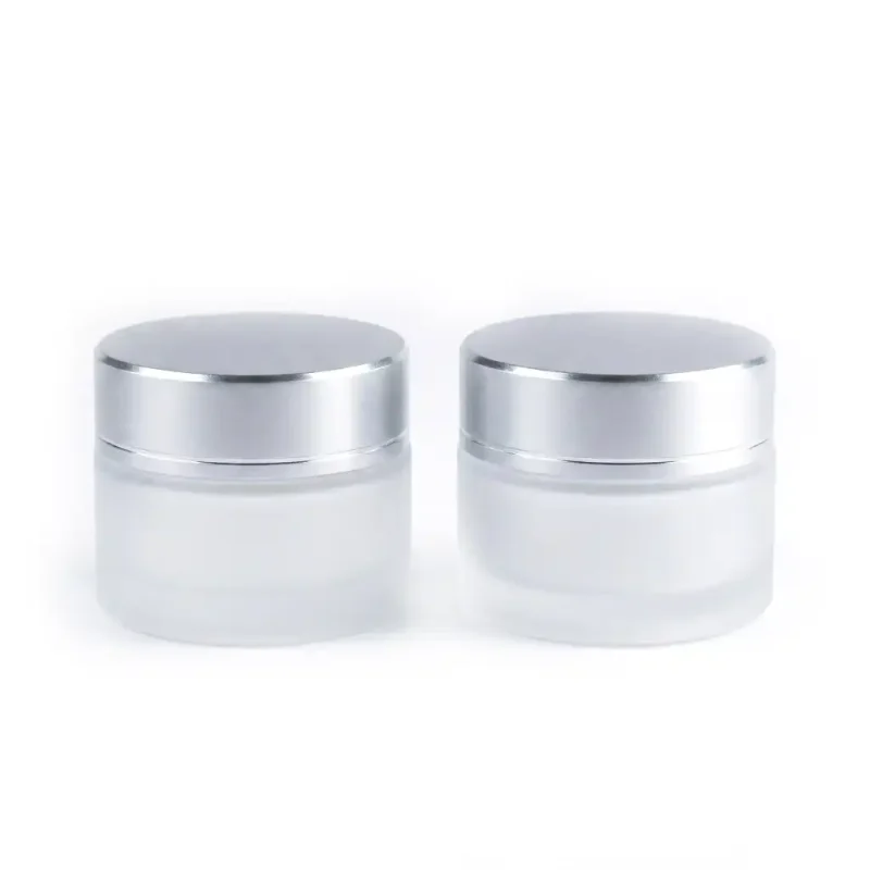 POT FROSTED CAP SILVER KACA