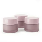 POT FROSTED PINK CAP PINK