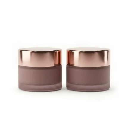 POT FROSTED PINK CAP ROSEGOLD