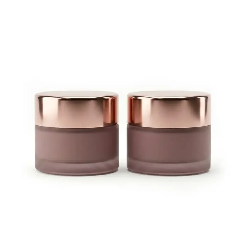 POT FROSTED PINK CAP ROSEGOLD