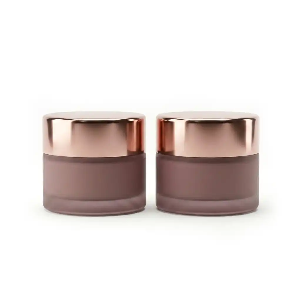 POT FROSTED PINK CAP ROSEGOLD POT FROSTED PINK CAP ROSEGOLD
