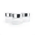 POT KACA 10 GRAM FROSTED TUTUP SILVER