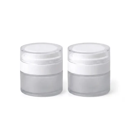 POT KACA CAP AKRILIK PUTIH