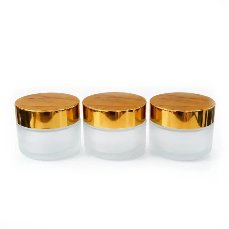 POT KACA FROSTED CAP GOLD