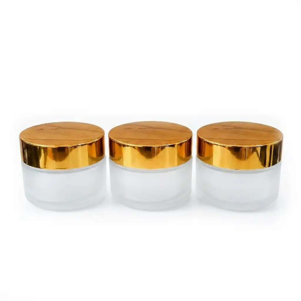 POT KACA FROSTED CAP GOLD POT KACA FROSTED CAP GOLD