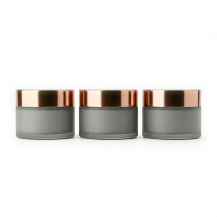 POT KACA FROSTED CAP ROSEGOLD