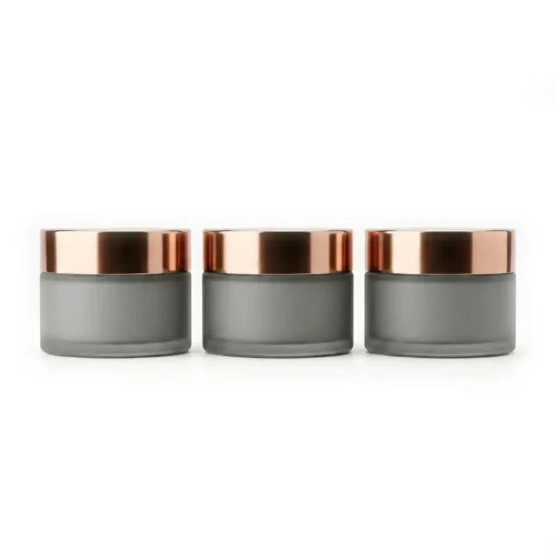 POT KACA FROSTED CAP ROSEGOLD