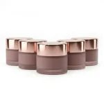 jar kosmetik bahan kaca frosted premium