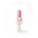 kemasan kosmetik BOTTLE LIP D533 varian warna transparan dengan cap pink
