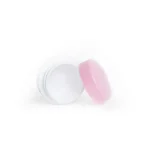 kemasan kosmetik POT 5GR PUTIH-PINK varian warna putih dengan cap pink