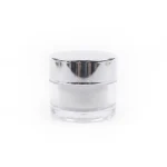 kemasan kosmetik POT ACRYLIC H99 varian warna silver