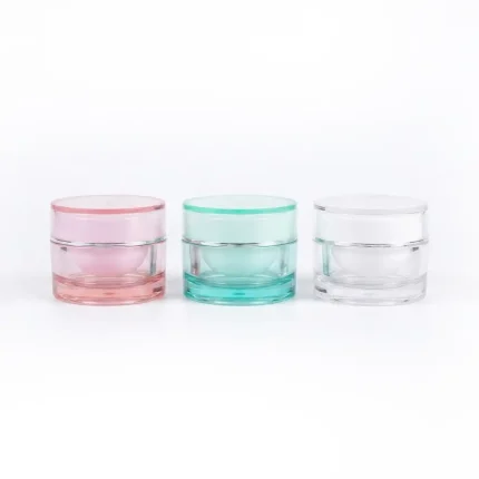 kemasan kosmetik POT ACRYLIC ROUNDED TRANCY ukuran 10 gram