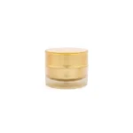 kemasan kosmetik POT ACRYLIC ROUNDED varian warna gold