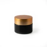 kemasan kosmetik POT COKLAT CAP GOLD ukuran 15 gram