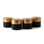 kemasan kosmetik POT COKLAT CAP GOLD ukuran 20 gram