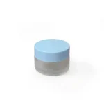 kemasan kosmetik POT FROSTED CAP BLUE ukuran 20 gram