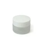 kemasan kosmetik POT FROSTED CAP PUTIH ukuran 15 gram