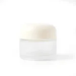 kemasan kosmetik POT JAMUR FROSTED CAP PUTIH ukuran 30 gram