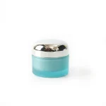 kemasan kosmetik POT KACA BLUE CAP JAMUR ukuran 50 gram