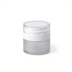 kemasan kosmetik POT KACA CAP AKRILIK PUTIH ukuran 20 gram
