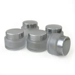 kemasan kosmetik POT PMK 30 DOFF CAP20 SILVER varian warna silver doff
