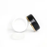 kemasan kosmetik POT PP 12GR PUTIH-HITAM ukuran 12 gram