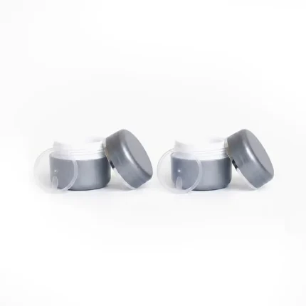 kemasan kosmetik POT PP 12GR SILVER-SILVER ukuran 12 gram