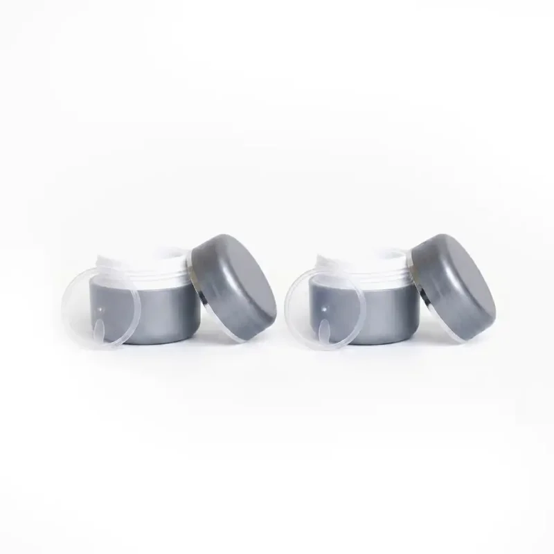 Home 25 kemasan kosmetik POT PP 12GR SILVER-SILVER ukuran 12 gram
