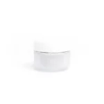 kemasan kosmetik POT PP BUNGA PUTIH NATURAL ukuran 15 gram