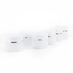 kemasan kosmetik POT PS 10GR PUTIH-PUTIH LIST SILVER ukuran 10 gram