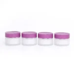 kemasan kosmetik bentuk silinder dengan cap motif bunga