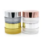 kemasan pot jar kosmetik bentuk silinder bahan akrilik premium